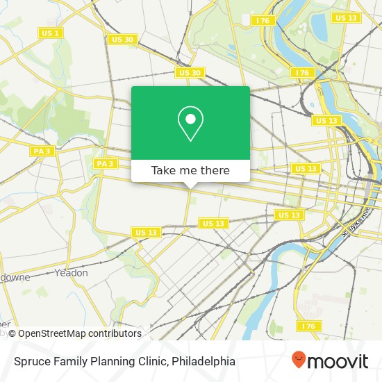 Spruce Family Planning Clinic map