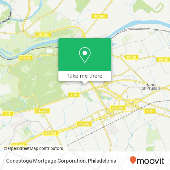 Conestoga Mortgage Corporation map