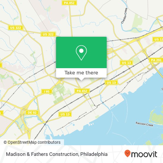 Mapa de Madison & Fathers Construction