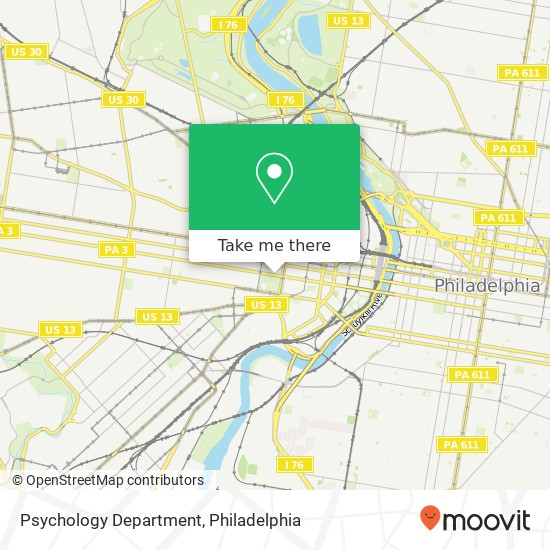 Psychology Department map