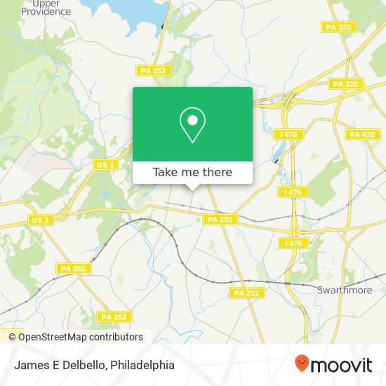 James E Delbello map