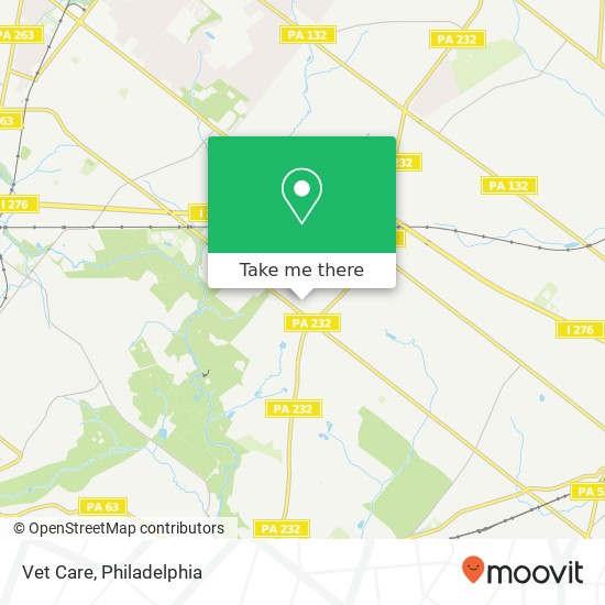 Vet Care map