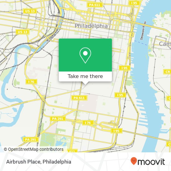 Mapa de Airbrush Place