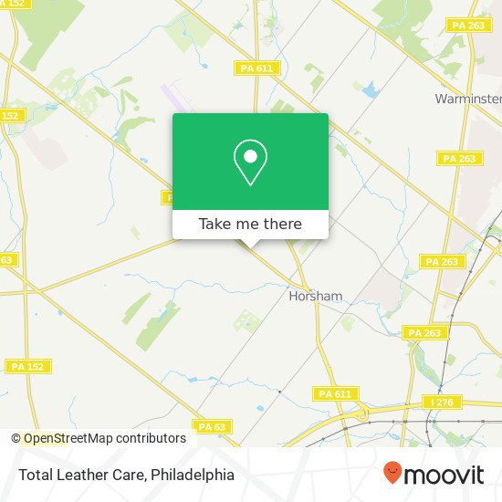 Total Leather Care map