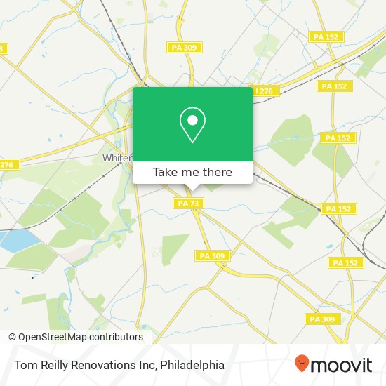 Mapa de Tom Reilly Renovations Inc