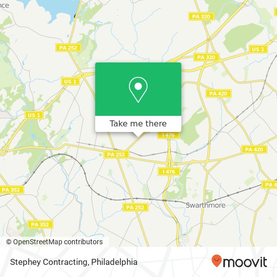 Stephey Contracting map