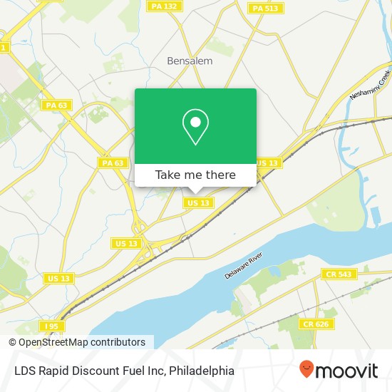 LDS Rapid Discount Fuel Inc map