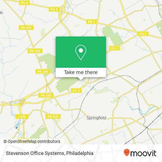 Stevenson Office Systems map