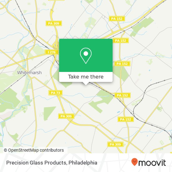 Mapa de Precision Glass Products