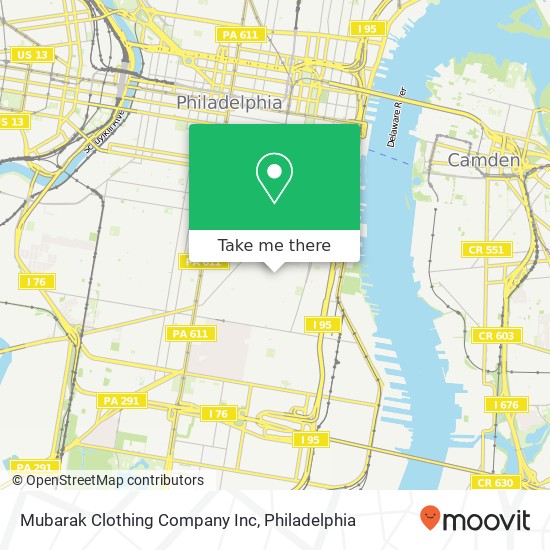 Mubarak Clothing Company Inc map
