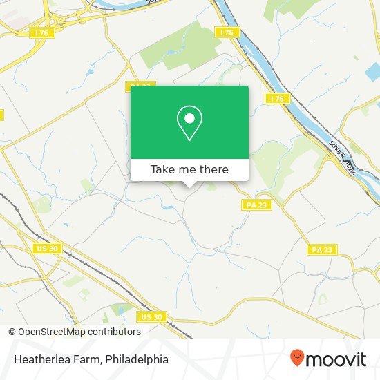 Heatherlea Farm map