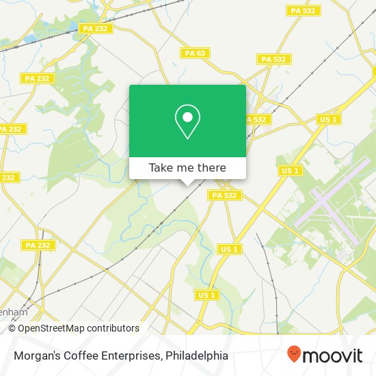 Mapa de Morgan's Coffee Enterprises