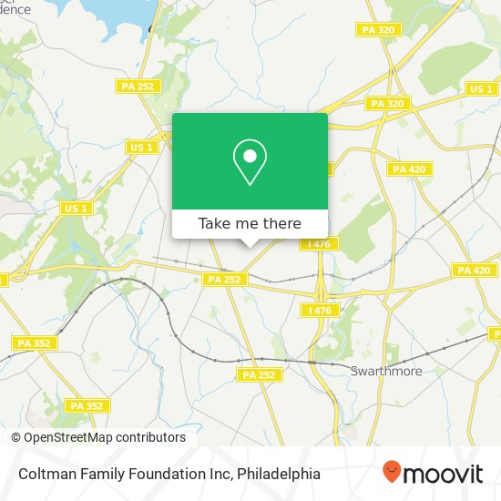 Coltman Family Foundation Inc map