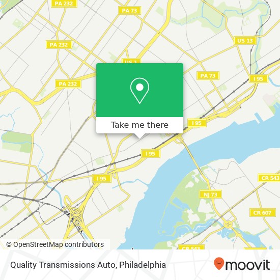 Quality Transmissions Auto map