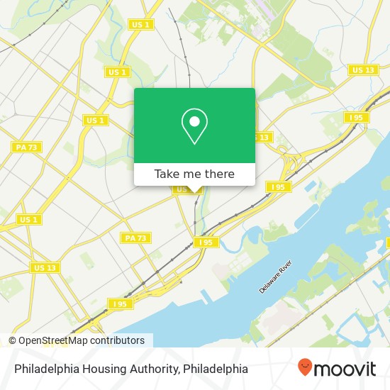 Philadelphia Housing Authority map