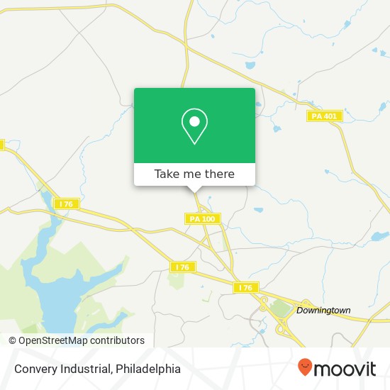 Convery Industrial map