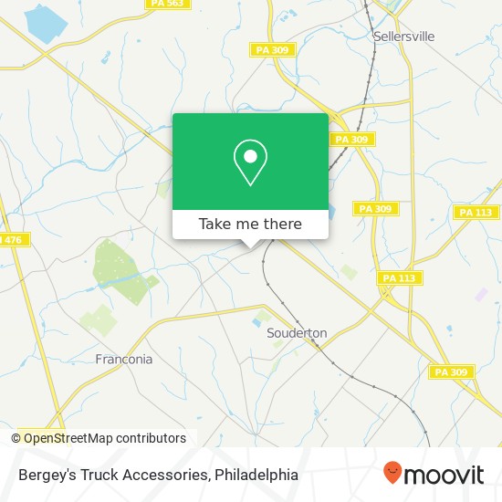 Bergey's Truck Accessories map