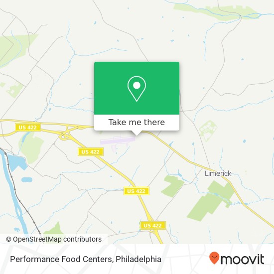Mapa de Performance Food Centers