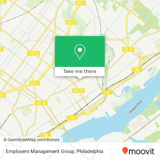 Mapa de Employers Management Group