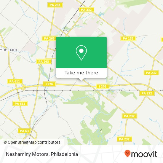 Neshaminy Motors map