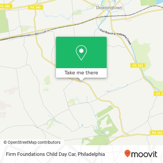 Firm Foundations Child Day Car map