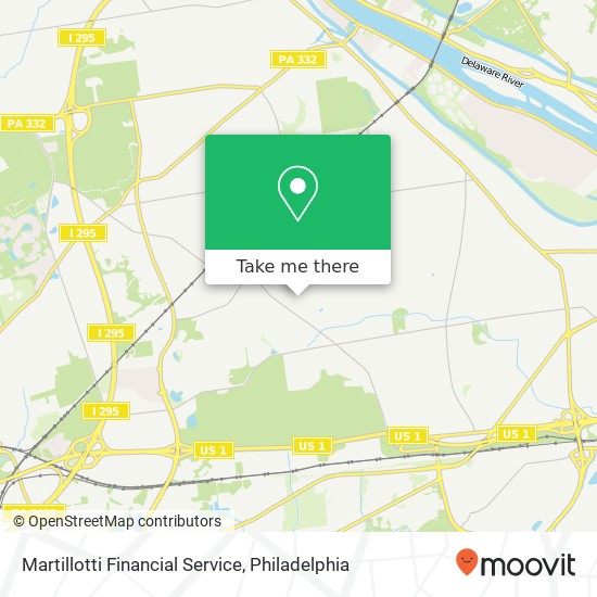 Mapa de Martillotti Financial Service