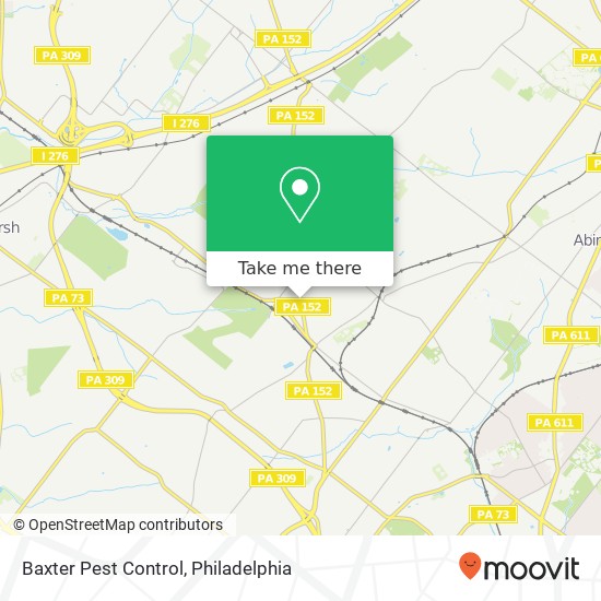 Baxter Pest Control map