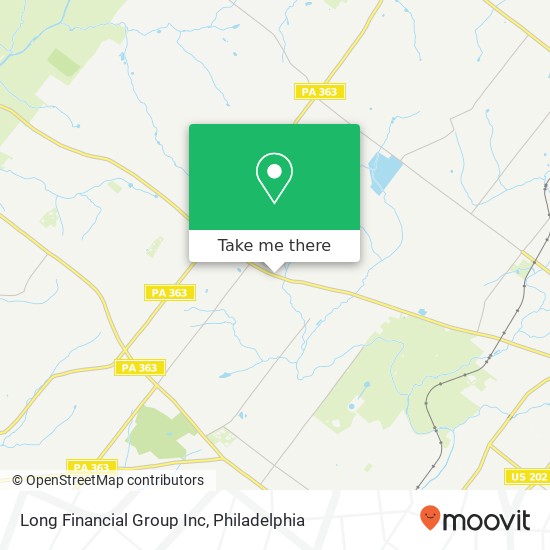 Long Financial Group Inc map