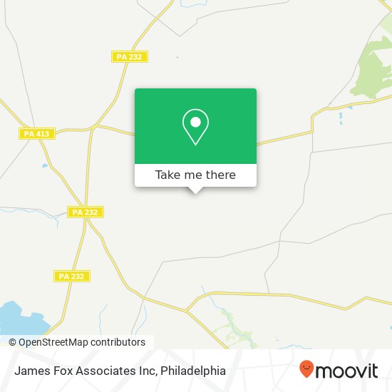 James Fox Associates Inc map