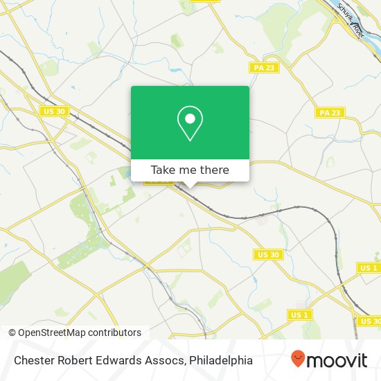 Mapa de Chester Robert Edwards Assocs