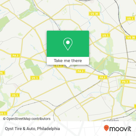 Qyst Tire & Auto map