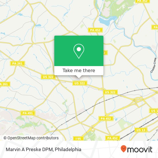 Marvin A Preske DPM map