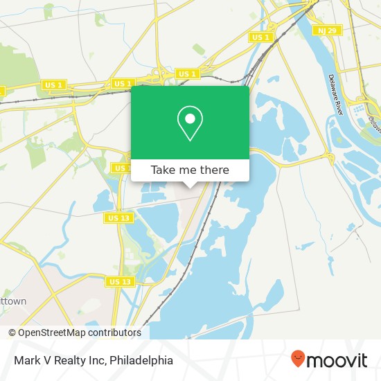 Mark V Realty Inc map