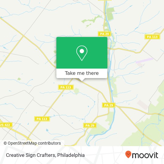 Creative Sign Crafters map