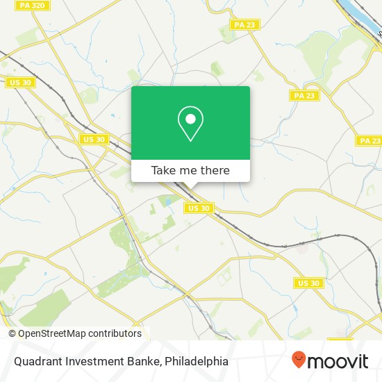 Quadrant Investment Banke map