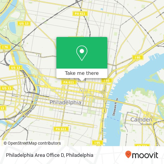 Philadelphia Area Office D map