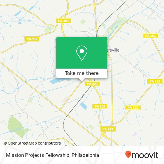 Mission Projects Fellowship map