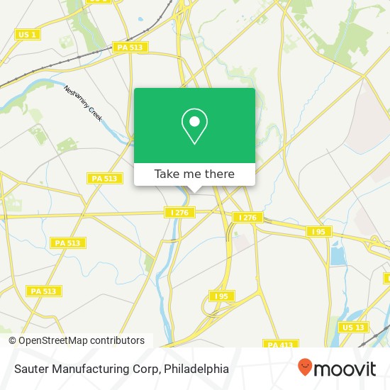 Mapa de Sauter Manufacturing Corp