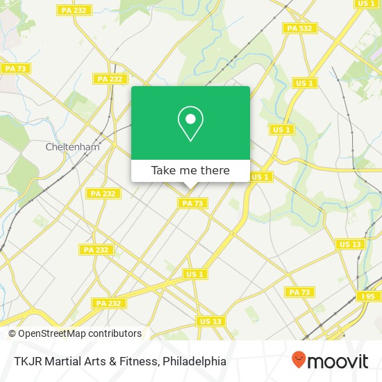 Mapa de TKJR Martial Arts & Fitness