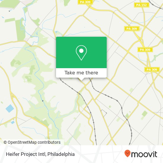 Heifer Project Intl map
