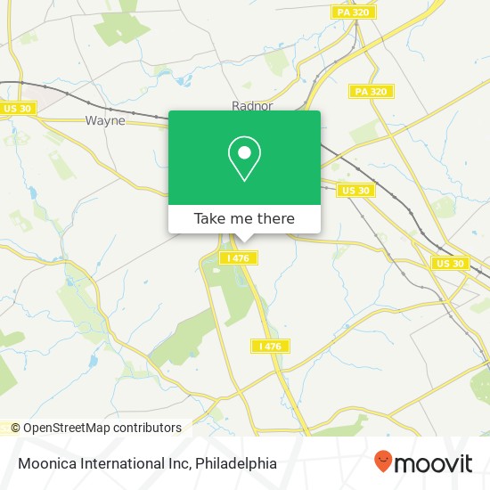 Moonica International Inc map