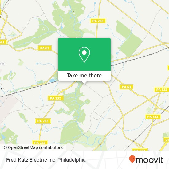 Fred Katz Electric Inc map