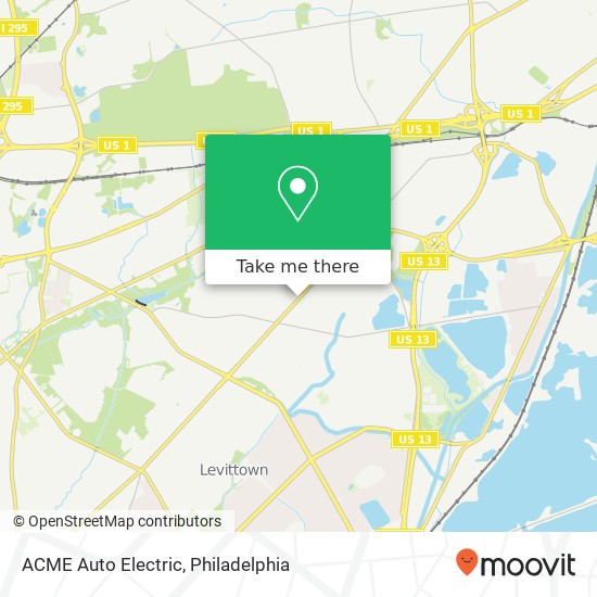 ACME Auto Electric map