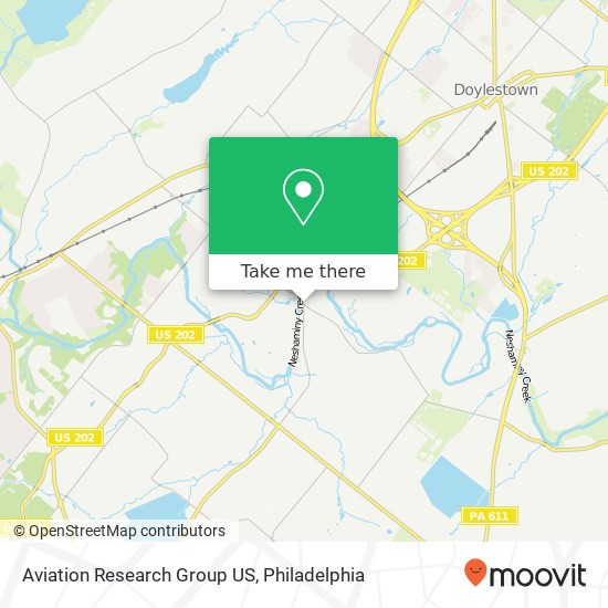 Mapa de Aviation Research Group US