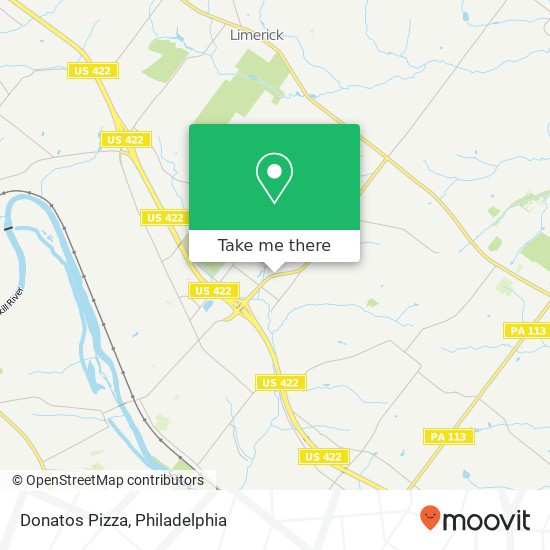 Donatos Pizza map