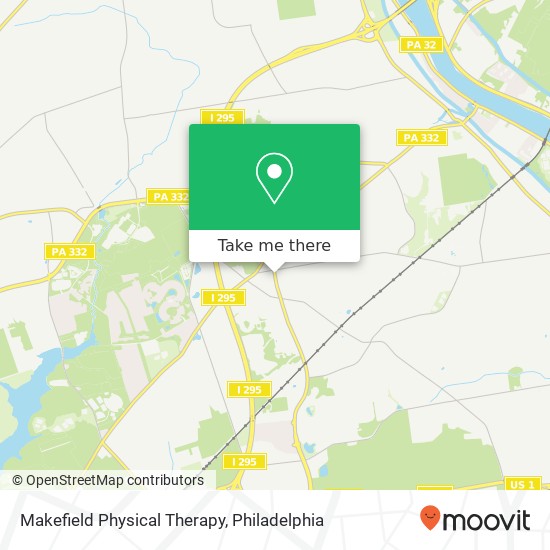 Mapa de Makefield Physical Therapy
