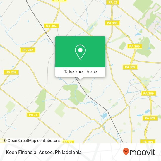 Keen Financial Assoc map