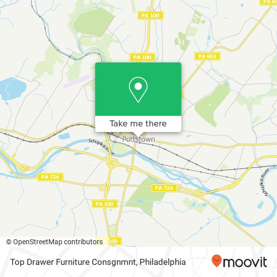 Mapa de Top Drawer Furniture Consgnmnt