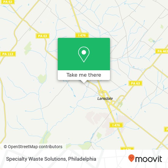 Specialty Waste Solutions map