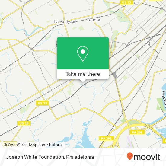 Joseph White Foundation map